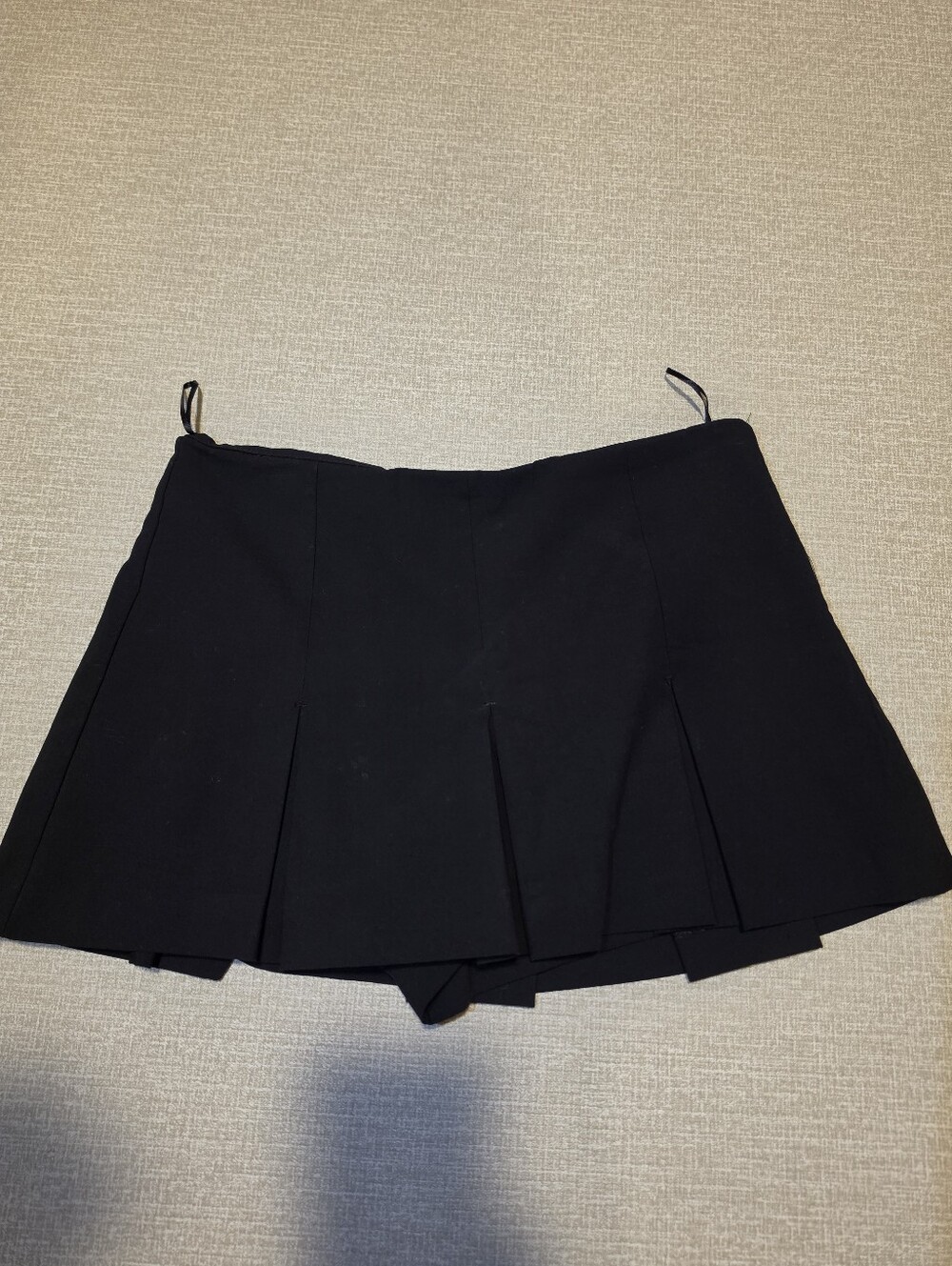 Zara Black Pleated Skort